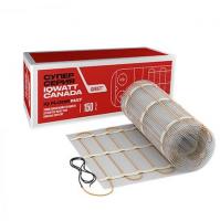 Греющий мат для тёплого пола IQ FLOOR MAT 1м² самоклеящийся, под плитку