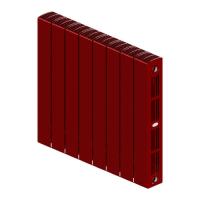 Радиатор биметаллический RIFAR SUPReMO 500 / 8 секций, БОРДО боковое подключение