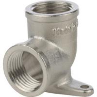 STOUT Угольник с креплением внутренняя резьба никелированный 1/2"