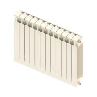 Радиатор биметаллический RIFAR Monolit 500 / 12 секций, АЙВОРИ боковое подключение