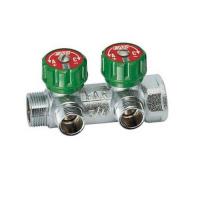 Коллектор регулирующий проходной FAR MULTIFAR 3821 - 1"(НР/ВР) на 2 контура 3/4"