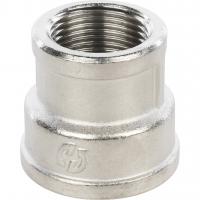 STOUT Муфта переходная внутренняя резьба никелированная 1X3/4