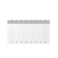 Радиатор биметаллический RIFAR Base 350 / 9 секций, боковое подключение