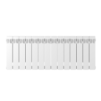 Радиатор биметаллический RIFAR Monolit 350 / 14 секций, боковое подключение