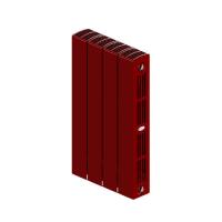 Радиатор биметаллический RIFAR SUPReMO 500 / 4 секции, БОРДО боковое подключение
