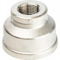 STOUT Муфта переходная внутренняя резьба никелированная 1X1/2