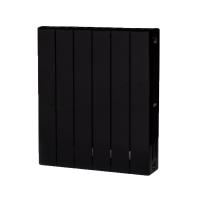 Радиатор биметаллический RIFAR SUPReMO 500 / 6 секций, АНТРАЦИТ боковое подключение