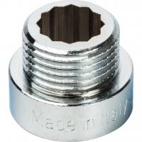 STOUT Удлинитель внутренняя/наружная резьба хромированный 3/4X10