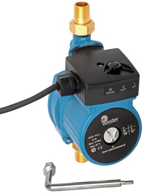 Насос повышающий давление WESTER WPA 20-120 (с гайками)