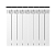 Радиатор биметаллический RIFAR Monolit 500 / 8 секций, боковое подключение