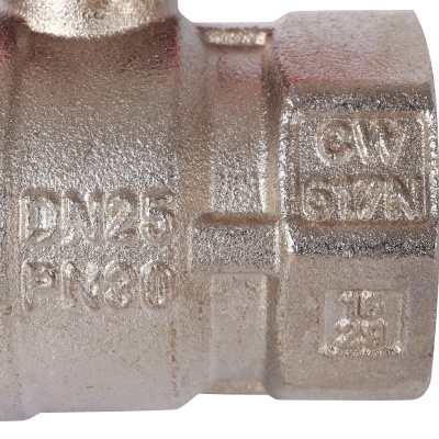 SVB-0014-000025 STOUT ВР/НР 1 Кран шаровой стандартнопроходной ручка бабочка (красная ручка)