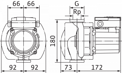Циркуляционный насос Wilo-TOP-S 25/13 EM PN6/10