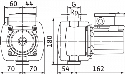 Циркуляционный насос Wilo-TOP-Z 25/6 EM PN6/10