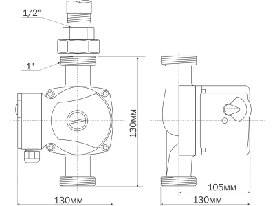 Aquario AC 154-130 HW циркуляционный насос