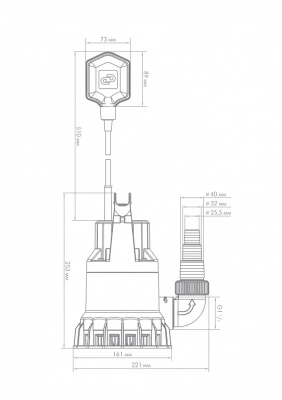 Дренажный насос ДЖИЛЕКС «ДРЕНАЖНИК» 85/6