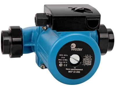 Насос циркуляционный WESTER WCP 32-40G 180 мм (с гайками)
