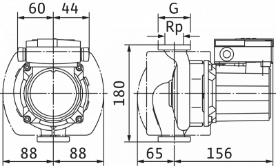 Циркуляционный насос Wilo-TOP-S 30/4 DM PN6/10