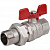 SVB-1007-000025 STOUT ВР/НР 1 Кран шаровой полнопроходной с американкой ручка бабочка (EPDM)