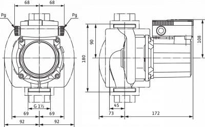 Циркуляционный насос Wilo-TOP-S 25/10 DM PN6/10