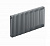 Стальной трубчатый радиатор RIFAR TUBOG TUB 3057 2/ 6 секций, ТИТАН, боковое подключение
