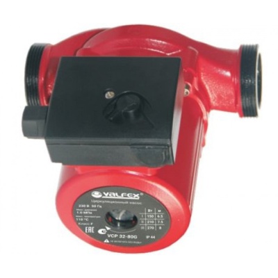 Насос циркуляционный VALFEX VCP 32-80G 180мм (с гайками)