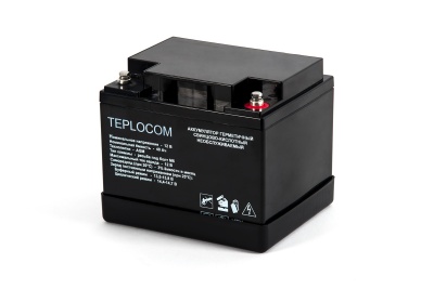 Teplocom аккумулятор герметичный свинцово-кислотный 40Ач