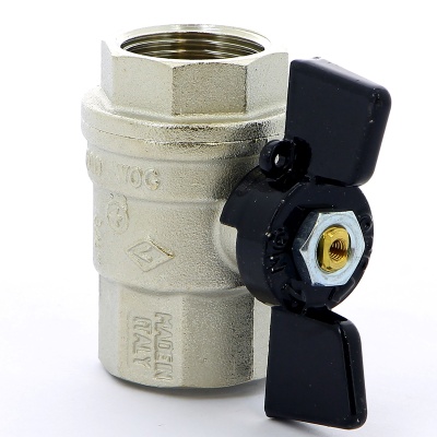 Кран шаровой ВВ OREGON бабочка BUGATTI 3/4"