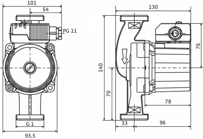 Циркуляционный насос Wilo-Star-Z 20/1