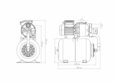 Насосная станция ДЖИЛЕКС ДЖАМБО 60/35 Ч-24
