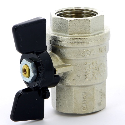 Кран шаровой ВВ OREGON бабочка BUGATTI 3/4"