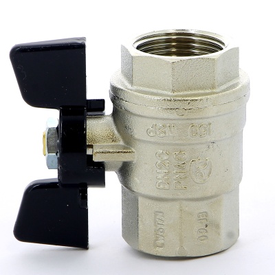 Кран шаровой ВВ OREGON бабочка BUGATTI 3/4"