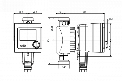 Циркуляционный насос Wilo-Star-Z NOVA T