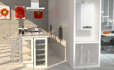 Настенный газовый котел Ariston CARES X 15 CF NG