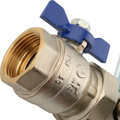 Коллектор Stout распределительный из латуни с расходомерами 1/3/4, 7 выходов (арт.SMB 0473 000007)