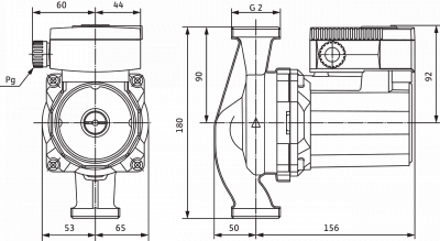 Циркуляционный насос Wilo-TOP-RL 30/4 EM PN6/10