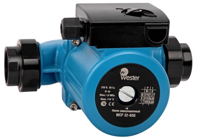 Насос циркуляционный WESTER WCP 32-80G 180 мм (с гайками)