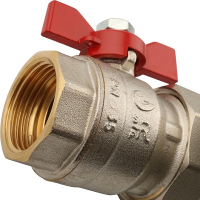 Коллектор Stout распределительный из латуни с расходомерами 1/3/4, 7 выходов (арт.SMB 0473 000007)